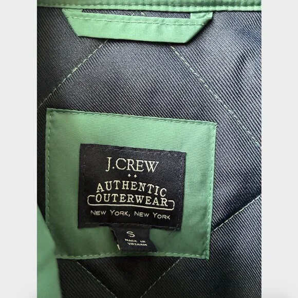 J. Crew Green Quilted Walker Vest - Size S